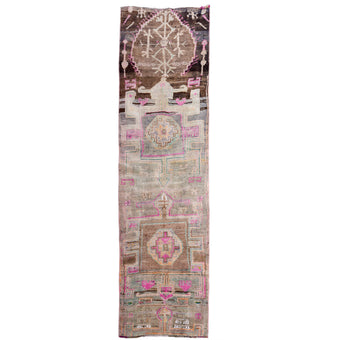 Z421 Handwoven Vintage Rug 2'10 x 9’10