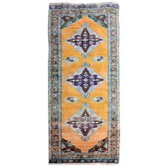 Z424 Handwoven Vintage Rug 3'5 x 10’9