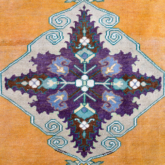 Z424 Handwoven Vintage Rug 3'5 x 10’9