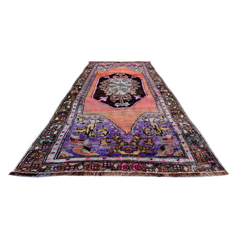 Z426 Handwoven Vintage Rug 3'5 x 7’10