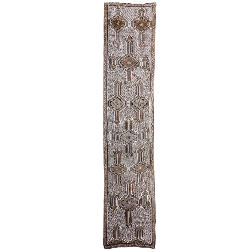 Z428 Handwoven Vintage Rug 2'5 x 13