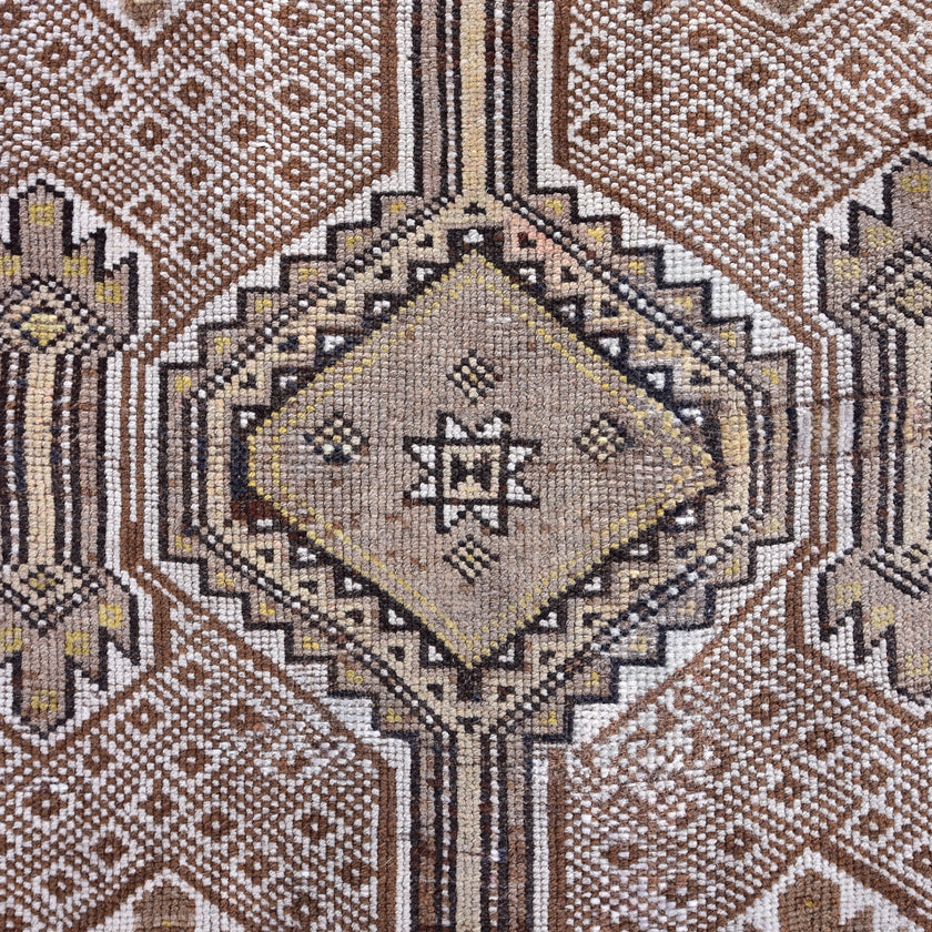 Z428 Handwoven Vintage Rug 2'5 x 13