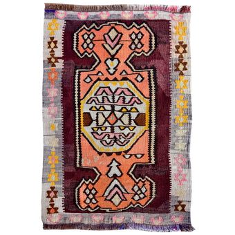 Z429 Handwoven Vintage Rug 2'1 x 3’1