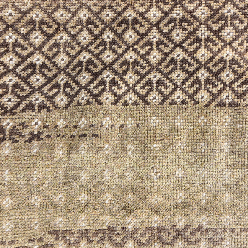 Z432 Handwoven Vintage Rug 3'4 x 10’7