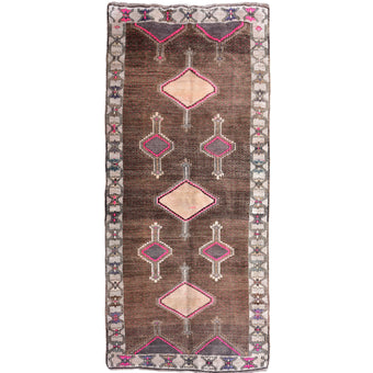 Z433 Handwoven Vintage Rug 4'8 x 11’10