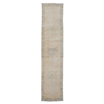 Z438 Handwoven Vintage Rug 2’2 x 10’2