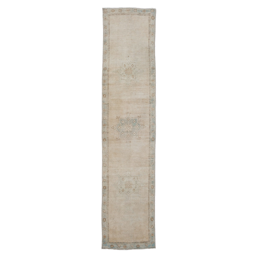 Z438 Handwoven Vintage Rug 2’2 x 10’2