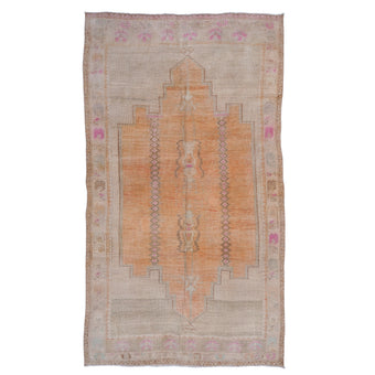Z448 Handwoven Vintage Rug 8'3 x 4’8