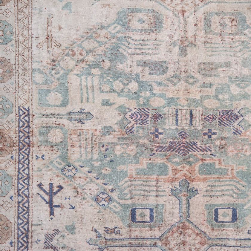 Z452 Handwoven Vintage Rug 8’2 x 5’11
