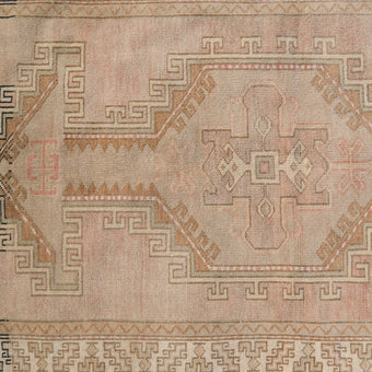 Z458 Handwoven Vintage Rug 6'8 x 3’8
