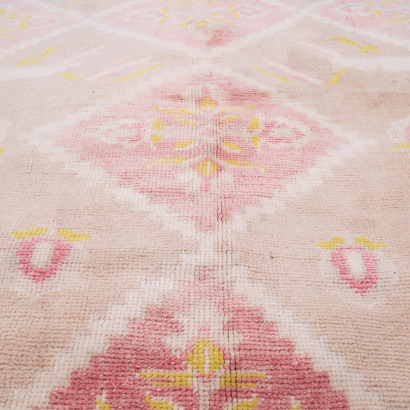 Z459 Handwoven Vintage Rug 8’11 x 4’9