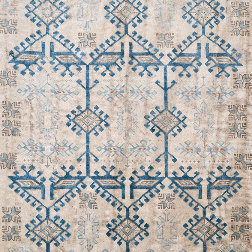 Z461 Handwoven Vintage Rug 9'6 x 6’2