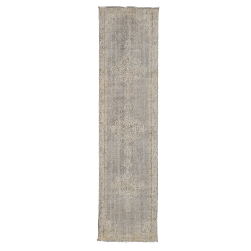 Z462 Handwoven Vintage Rug 10’9 x 2’8