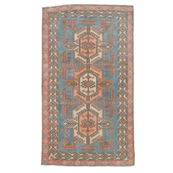 Z472 Handwoven Vintage Rug 3'4 x 5’8