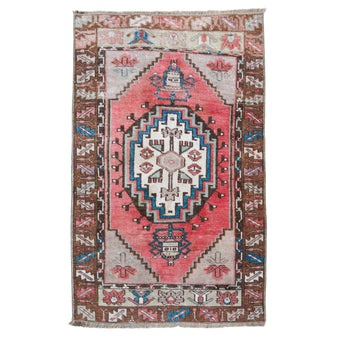 Z477 Handwoven Vintage Rug 2'4 x 3’9