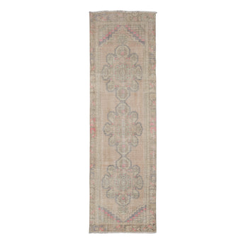 Z495 Handwoven Vintage Rug 2'8 x 9’1