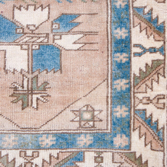 Z496 Handwoven Vintage Rug 2'6 x 3’9