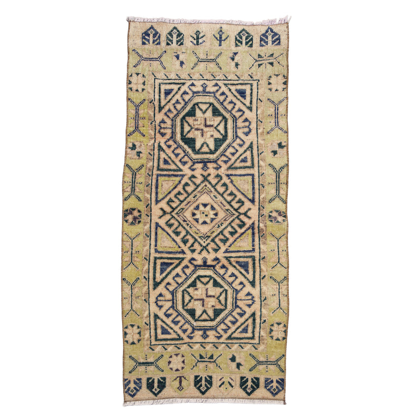 Z498 Handwoven Vintage Rug 2’1 x 4’5
