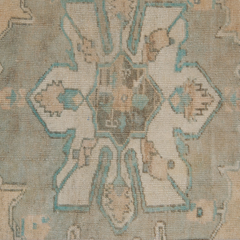 Z511 Handwoven Vintage Rug 2'4 x 9’3