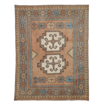 Z522 Handwoven Vintage Rug 3'6 x 4’6
