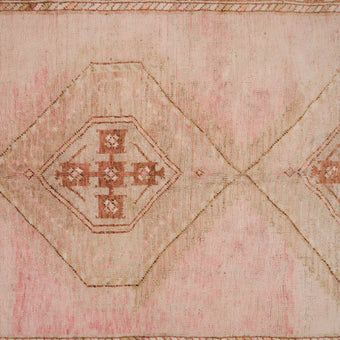 Z526 Handwoven Vintage Rug 4'11 x 10’9