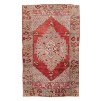 Z527 Handwoven Vintage Rug 3'5 x 5’5