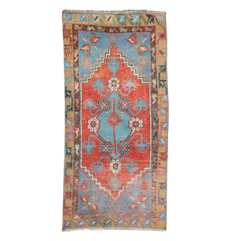 Z529 Handwoven Vintage Rug 2'5 x 4’11