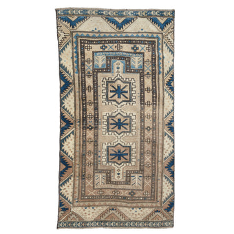 Z534 Handwoven Vintage Rug 3'2 x 5’8