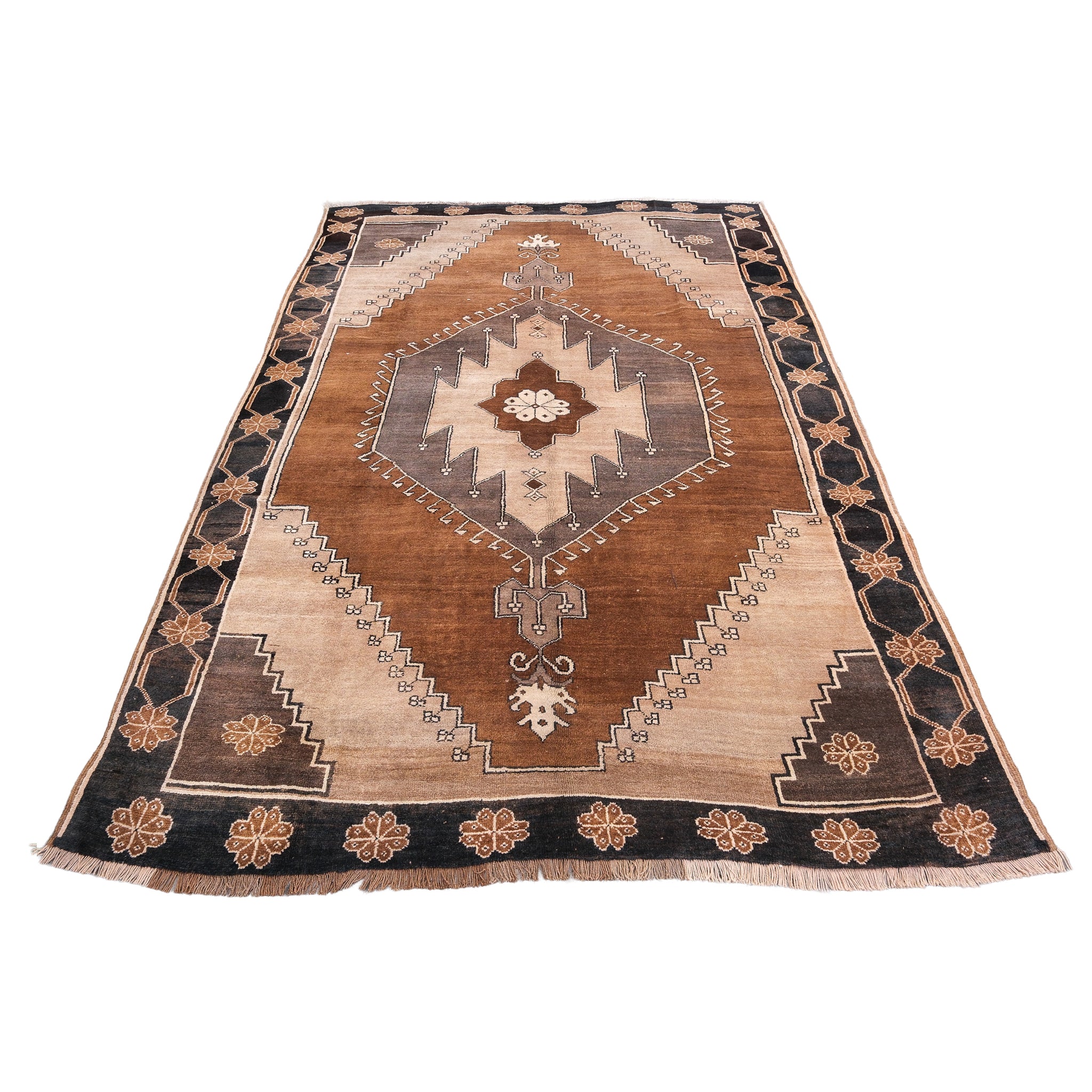 Z549 Handwoven Vintage Rug 9'1 x 12'8 – Zuma Imports