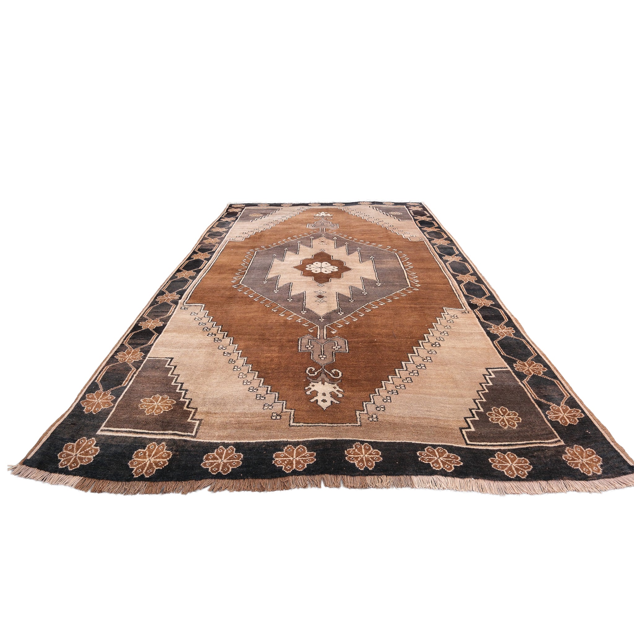 Z549 Handwoven Vintage Rug 9'1 x 12'8 – Zuma Imports