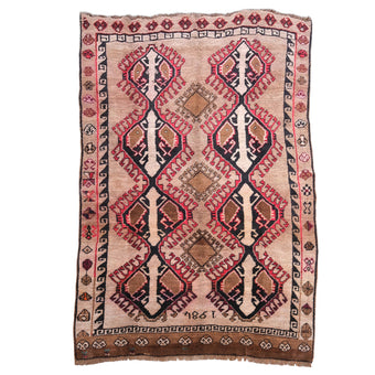 Z551 Handwoven Vintage Rug 7'2 x 10