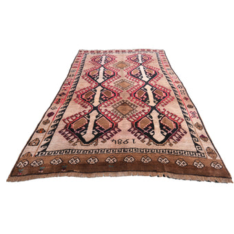 Z551 Handwoven Vintage Rug 7'2 x 10