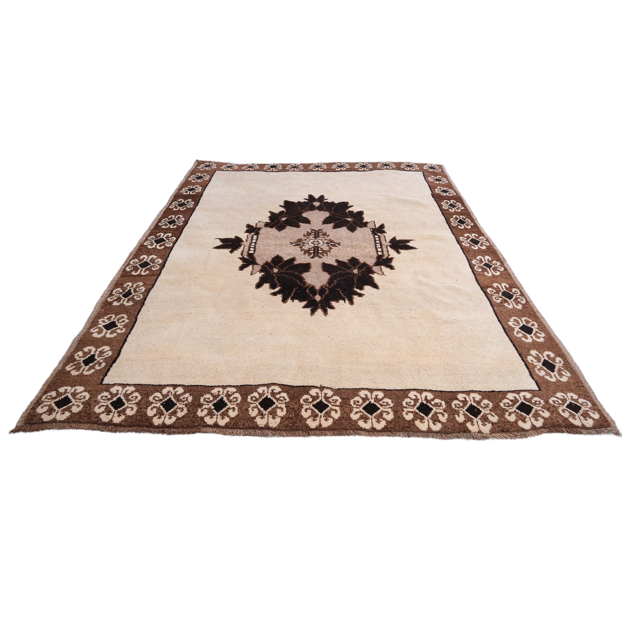 Z552 Handwoven Vintage Rug 7'5 x 8'10 – Zuma Imports