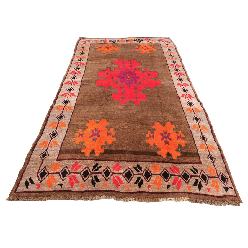 Z556 Handwoven Vintage Rug 6'2 x 10