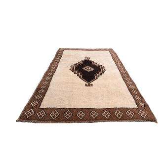 Z557 Handwoven Vintage Rug 5’1 x 7’3