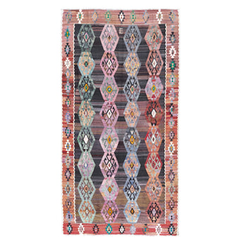 Z571 Handwoven Vintage Kilim Rug 6’9 x 12’6