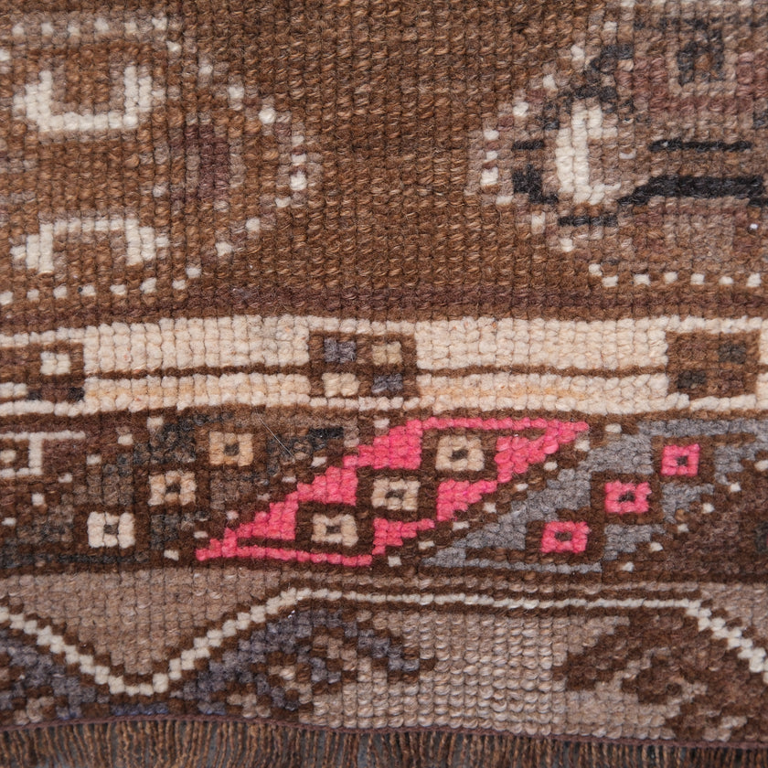 Z577 Handwoven Vintage Rug 2’5 x 13