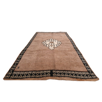 Z578 Handwoven Vintage Rug 6'6 x 9’5