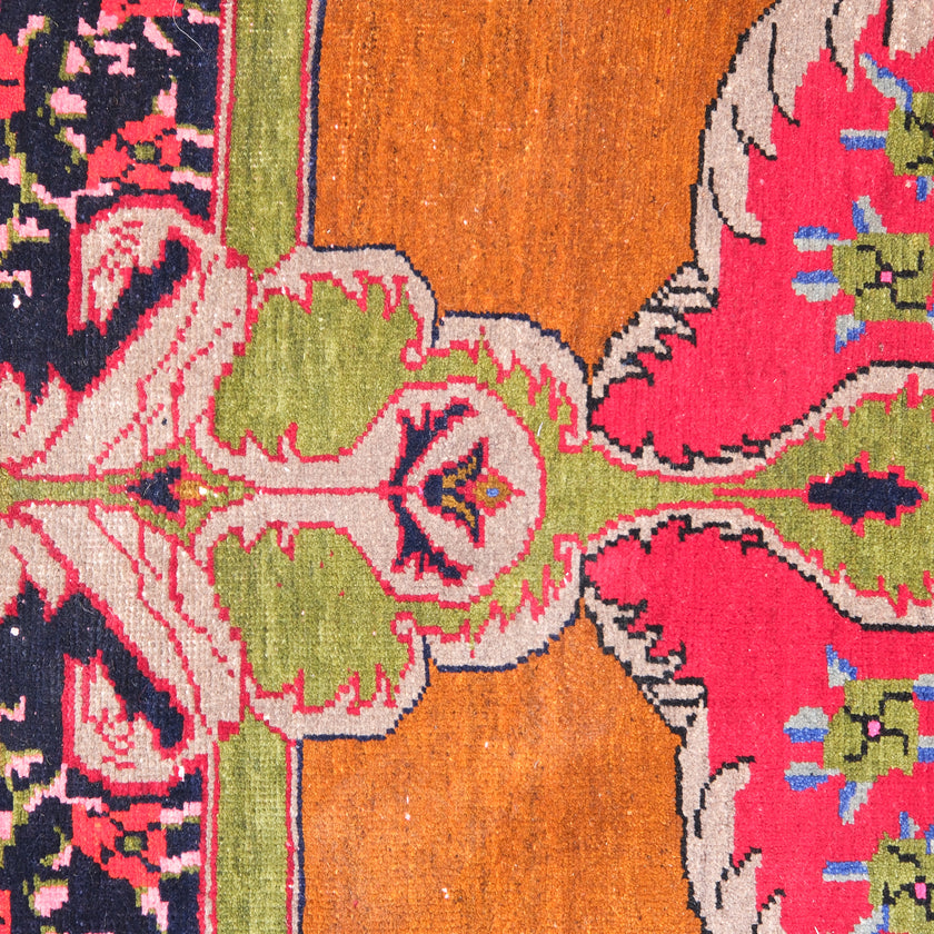 Z579 Handwoven Vintage Rug 7’7 x 11