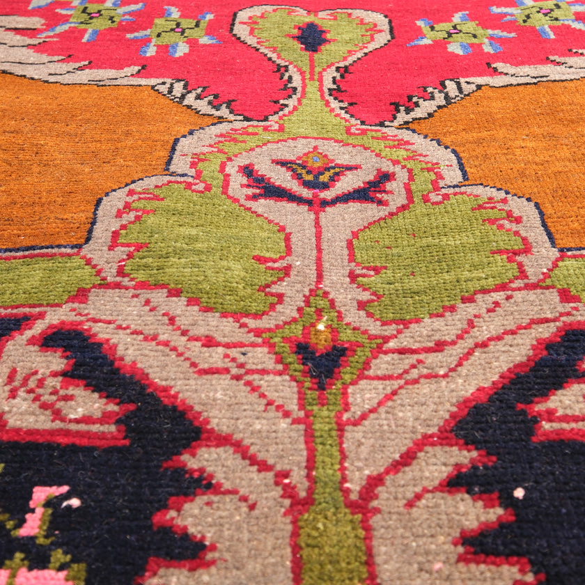 Z579 Handwoven Vintage Rug 7’7 x 11