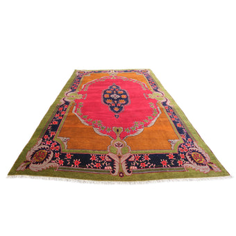 Z579 Handwoven Vintage Rug 7’7 x 11