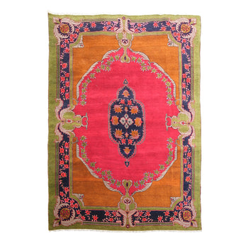 Z579 Handwoven Vintage Rug 7’7 x 11