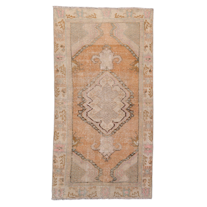 Z586 Handwoven Vintage Rug 2'6 x 4’8