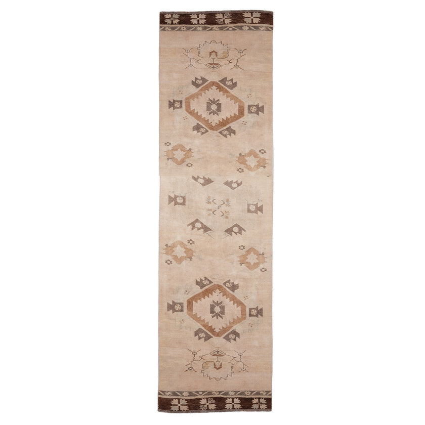 Z588 Handwoven Vintage Rug 3 x 11’1