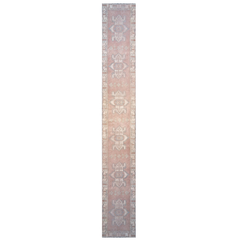 Z591 Handwoven Vintage Rug 2'9 x 16’8