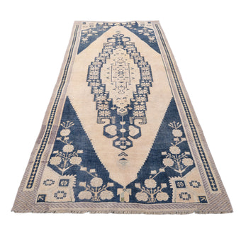 Z593 Handwoven Vintage Rug 2'11 x 6’5