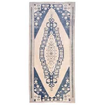 Z593 Handwoven Vintage Rug 2'11 x 6’5