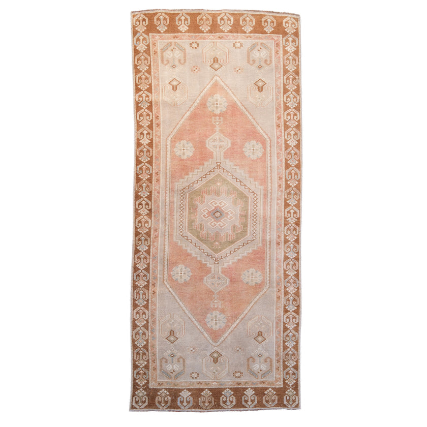 Z594 Handwoven Vintage Rug 2'9 x 6’6