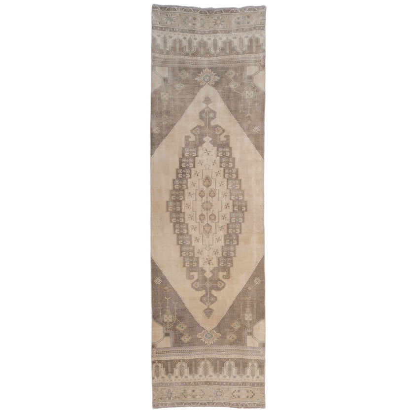 ON HOLD Z596 Handwoven Vintage Rug 2'9 x 9’10