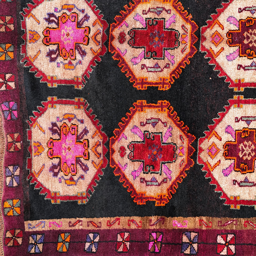 Z612 Handwoven Vintage Rug 8’6 x 9’11